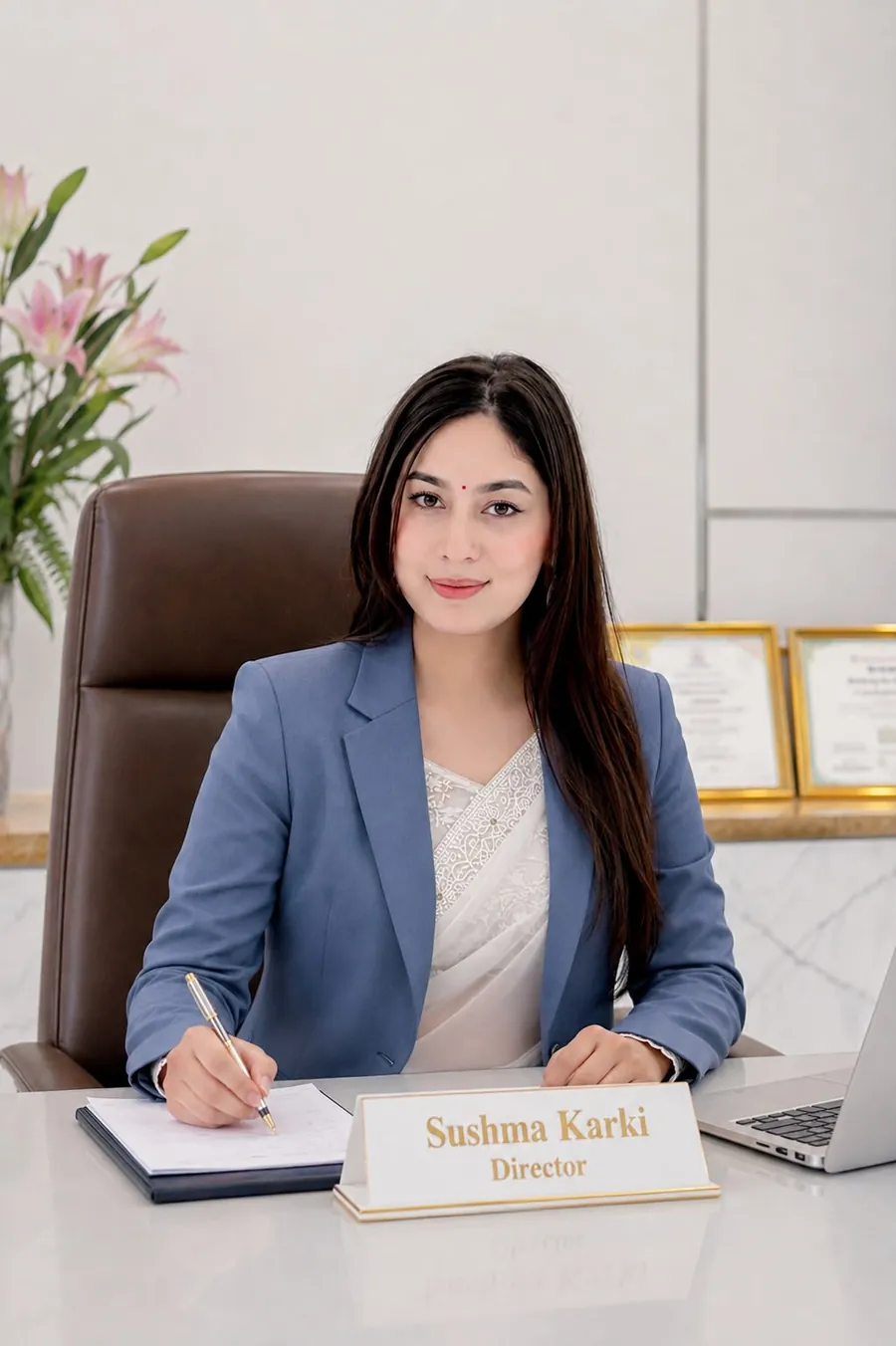 Sushma Karki, Director of Gurjudhara Dental Care, Chandragiri-12, Kathmandu